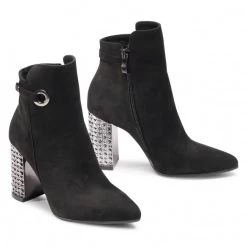 R.Polański Bottes Et Autres Bottines R.POLAŃSKI - 1039 Czarny Nubuk Noir -R.Polański Soldes Magasin 0000207909168 06 rz