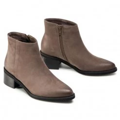 R.Polański Bottes Et Autres Bottines R.POLAŃSKI - 1201 Taupe Nubuk Marron -R.Polański Soldes Magasin 0000207918047 05 rz