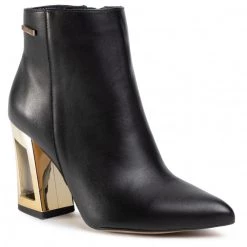 R.Polański Bottes Et Autres Bottines R.POLAŃSKI - 0895 Czarny Lico Złoty Noir