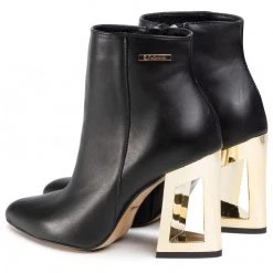 R.Polański Bottes Et Autres Bottines R.POLAŃSKI - 0895 Czarny Lico Złoty Noir -R.Polański Soldes Magasin 0000207942271 02 pa