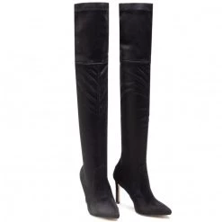 R.Polański Bottes Et Autres Cuissardes R.POLAŃSKI - 1217 Czarny Zamsz Noir -R.Polański Soldes Magasin 0000208063388 05 kt