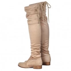 R.Polański Bottes Et Autres Cuissardes R.POLAŃSKI - 0794 Beżowy Zamsz Beige -R.Polański Soldes Magasin 0000208083607 3 1