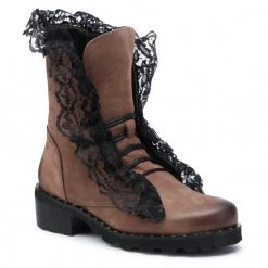 R.Polański Bottes Et Autres Bottines R.POLAŃSKI - 0890 Brąz Nubuk Marron