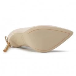 R.Polański Chaussures Basses Talons Aiguilles R.POLAŃSKI - 1223 Beżowy Lico Złoty Beige -R.Polański Soldes Magasin 0000208122689 05 mk