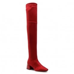 R.Polański Bottes Et Autres Cuissardes R.POLAŃSKI - 1185 Czerwony Zamsz Rouge