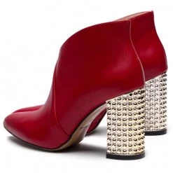 R.Polański Bottes Et Autres Bottines R.POLAŃSKI - 0975 Czerwony Lico 1 Rouge -R.Polański Soldes Magasin 0000208129275 02 ks