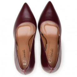 R.Polański Chaussures Basses Talons Aiguilles R.POLAŃSKI - 1042 Bordo Bordeaux -R.Polański Soldes Magasin 0000208344043 06 ki