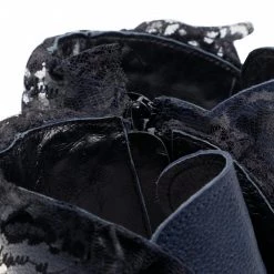 R.Polański Bottes Et Autres Bottines R.POLAŃSKI - 0890 Granatowy Rustik Bleu Marine -R.Polański Soldes Magasin 0000208344173 06 ki