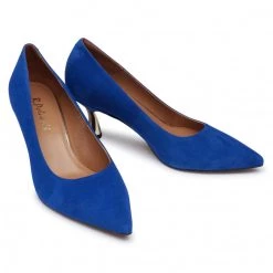 R.Polański Chaussures Basses R.POLAŃSKI - 1210 Chaber Zamsz Bleu -R.Polański Soldes Magasin 0000208351881 05 rz