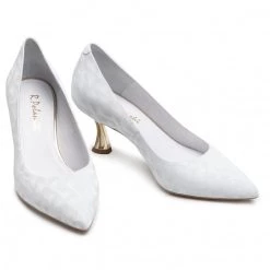 R.Polański Chaussures Basses R.POLAŃSKI - 1210 Biała Viva Blanc -R.Polański Soldes Magasin 0000208434423 03 pa