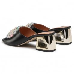 R.Polański Mules Et Sandales Mules / Sandales De Bain R.POLAŃSKI - 1021 Czarny Lico Noir -R.Polański Soldes Magasin 0000208442572 02 rz