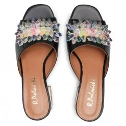 R.Polański Mules Et Sandales Mules / Sandales De Bain R.POLAŃSKI - 1021 Czarny Lico Noir -R.Polański Soldes Magasin 0000208442572 04 rz