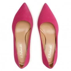 R.Polański Chaussures Basses R.POLAŃSKI - 1210 Magnolia Zamsz Rose -R.Polański Soldes Magasin 0000208452427 06 rz