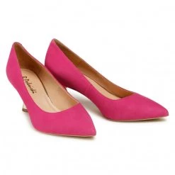 R.Polański Chaussures Basses R.POLAŃSKI - 1210 Magnolia Zamsz Rose -R.Polański Soldes Magasin 0000208452427 07 rz