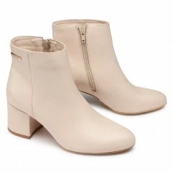 R.Polański Bottes Et Autres Bottines R.POLAŃSKI - 0882 Beż Lico Beige -R.Polański Soldes Magasin 0000208463751 04 rz