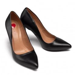 R.Polański Chaussures Basses Talons Aiguilles R.POLAŃSKI - 1237 Czarny Lico Noir 10 R.Polański Chaussures Basses Talons Aiguilles R.POLAŃSKI - 1237 Czarny Lico Noir -R.Polański Soldes Magasin 0000208476003 05 ts