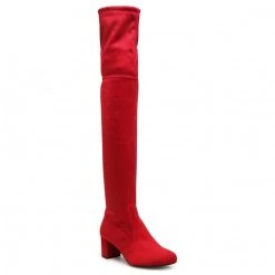 R.Polański Bottes Et Autres Cuissardes R.POLAŃSKI - 0802 Czerwony Zamsz Rouge