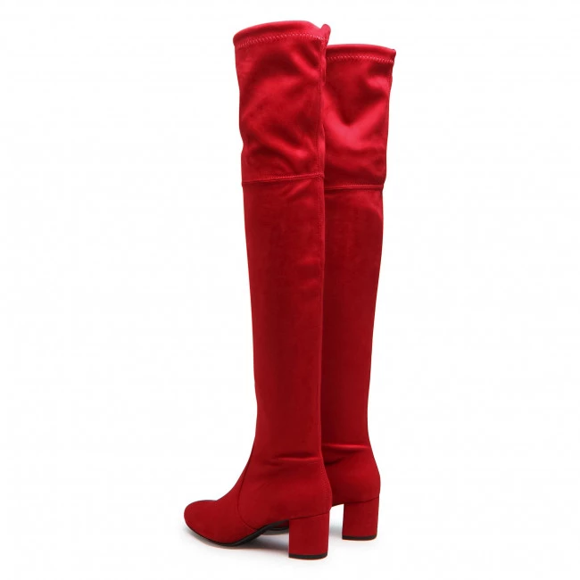 R.Polański Bottes Et Autres Cuissardes R.POLAŃSKI - 0802 Czerwony Zamsz Rouge 3 R.Polański Bottes Et Autres Cuissardes R.POLAŃSKI - 0802 Czerwony Zamsz Rouge – Image 3