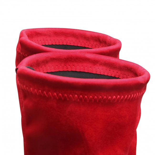 R.Polański Bottes Et Autres Cuissardes R.POLAŃSKI - 0802 Czerwony Zamsz Rouge 6 R.Polański Bottes Et Autres Cuissardes R.POLAŃSKI - 0802 Czerwony Zamsz Rouge – Image 6