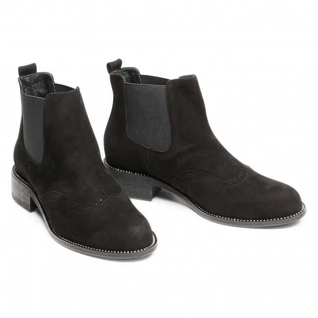 R.Polański Bottes Et Autres Bottines Chelsea R.POLAŃSKI - 0952 Czarny Zamsz Noir 5 R.Polański Bottes Et Autres Bottines Chelsea R.POLAŃSKI - 0952 Czarny Zamsz Noir – Image 5