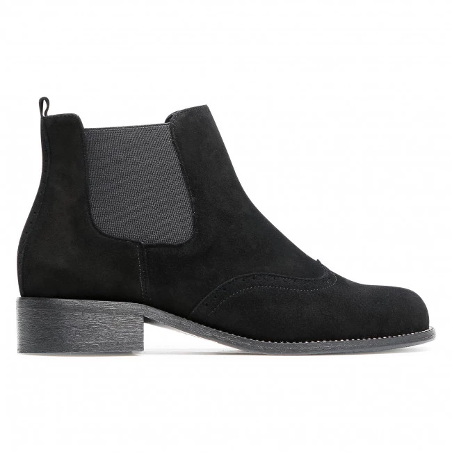R.Polański Bottes Et Autres Bottines Chelsea R.POLAŃSKI - 0952 Czarny Zamsz Noir 2 R.Polański Bottes Et Autres Bottines Chelsea R.POLAŃSKI - 0952 Czarny Zamsz Noir – Image 2