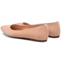 R.Polański Chaussures Basses Ballerines R.POLAŃSKI - 727 Beżowy Zamsz Beige -R.Polański Soldes Magasin 0000208558730 02 wj