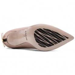 R.Polański Chaussures Basses Talons Aiguilles R.POLAŃSKI - 1223 Różowy Lico/Złoto Rose -R.Polański Soldes Magasin 0000208558891 04 wj