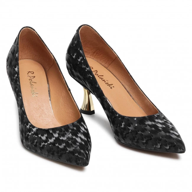 R.Polański Chaussures Basses R.POLAŃSKI - 1210 Czarna Viva Noir 5 R.Polański Chaussures Basses R.POLAŃSKI - 1210 Czarna Viva Noir – Image 5