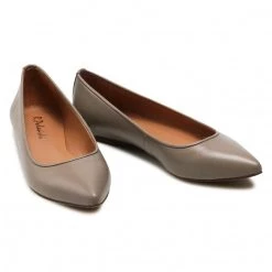 R.Polański Chaussures Basses Ballerines R.POLAŃSKI - 727 Cappucino 34 Lico Marron -R.Polański Soldes Magasin 0000208573542 03 rz