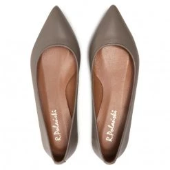 R.Polański Chaussures Basses Ballerines R.POLAŃSKI - 727 Cappucino 34 Lico Marron -R.Polański Soldes Magasin 0000208573542 04 rz