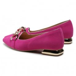 R.Polański Chaussures Basses R.POLAŃSKI - 1265 Magnolia Zamsz Rose -R.Polański Soldes Magasin 0000208597241 02 rz