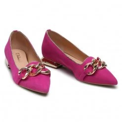 R.Polański Chaussures Basses R.POLAŃSKI - 1265 Magnolia Zamsz Rose -R.Polański Soldes Magasin 0000208597241 06 rz