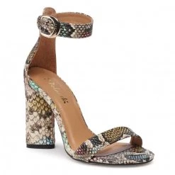 R.Polański Mules Et Sandales Sandales R.POLAŃSKI - 876 Multicolor Snake Marron, Multicolore