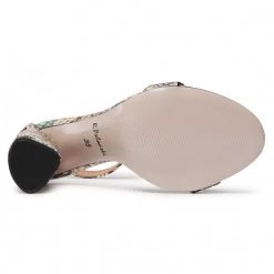 R.Polański Mules Et Sandales Sandales R.POLAŃSKI - 876 Multicolor Snake Marron, Multicolore -R.Polański Soldes Magasin 0000208606387 07 rz