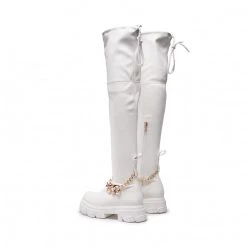 Bottes Et Autres Cuissardes R.Polański - 1264 Blanc Blanc -R.Polański Soldes Magasin 0000208619851 02 sw