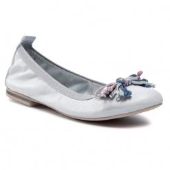 R.Polański Chaussures Basses Ballerines R.POLAŃSKI - 870/A Srebrny Przecierany Argent