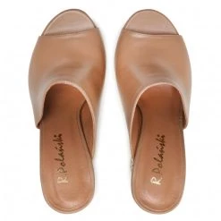 R.Polański Mules Et Sandales Mules / Sandales De Bain R.POLAŃSKI - 936 Camel Lico Marron -R.Polański Soldes Magasin 0000208667296 05 rz