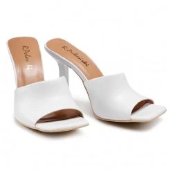 R.Polański Mules Et Sandales Mules / Sandales De Bain R.POLAŃSKI - 1268 Biały Lico Blanc -R.Polański Soldes Magasin 0000208695008 03 mt