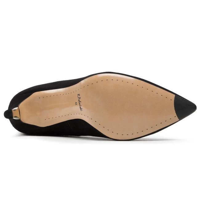 R.Polański Chaussures Basses Talons Aiguilles R.POLAŃSKI - 982 Czarmy Zamsz 1 Noir 4 R.Polański Chaussures Basses Talons Aiguilles R.POLAŃSKI - 982 Czarmy Zamsz 1 Noir – Image 4