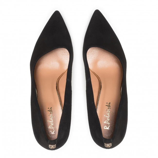 R.Polański Chaussures Basses Talons Aiguilles R.POLAŃSKI - 982 Czarmy Zamsz 1 Noir 6 R.Polański Chaussures Basses Talons Aiguilles R.POLAŃSKI - 982 Czarmy Zamsz 1 Noir – Image 6