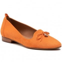 R.Polański Chaussures Basses R.POLAŃSKI - 1092 Pomarańczowy Zamsz Orange