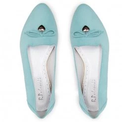 R.Polański Chaussures Basses R.POLAŃSKI - 1092 Błękitny Zamsz Bleu -R.Polański Soldes Magasin 0000208816793 05 sw