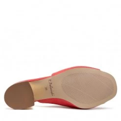 Mules Et Sandales Mules / Sandales De Bain R.Polański - 940 Koral Zamsz Rouge -R.Polański Soldes Magasin 0000208816960 04 ph 2