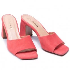 R.Polański Mules Et Sandales Mules / Sandales De Bain R.POLAŃSKI - 1274/A Koral Zamsz Rose -R.Polański Soldes Magasin 0000208848480 08 wj