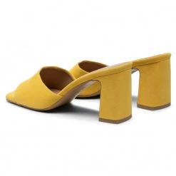 R.Polański Mules Et Sandales Mules / Sandales De Bain R.POLAŃSKI - 1274/A Żółty Zamsz Jaune -R.Polański Soldes Magasin 0000208848886 02 ks 1