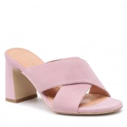 R.Polański Mules Et Sandales Mules / Sandales De Bain R.POLAŃSKI - 1306 Różowy Zamsz Rose