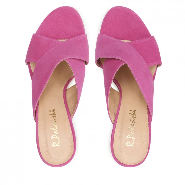 R.Polański Mules Et Sandales Mules / Sandales De Bain R.POLAŃSKI - 1306 Magnolia Zamsz Rose 6 R.Polański Mules Et Sandales Mules / Sandales De Bain R.POLAŃSKI - 1306 Magnolia Zamsz Rose – Image 6