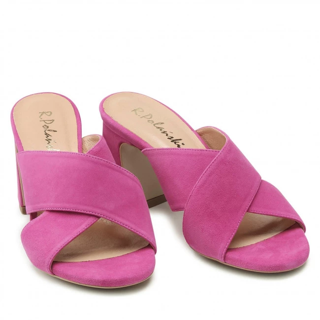 R.Polański Mules Et Sandales Mules / Sandales De Bain R.POLAŃSKI - 1306 Magnolia Zamsz Rose 5 R.Polański Mules Et Sandales Mules / Sandales De Bain R.POLAŃSKI - 1306 Magnolia Zamsz Rose – Image 5