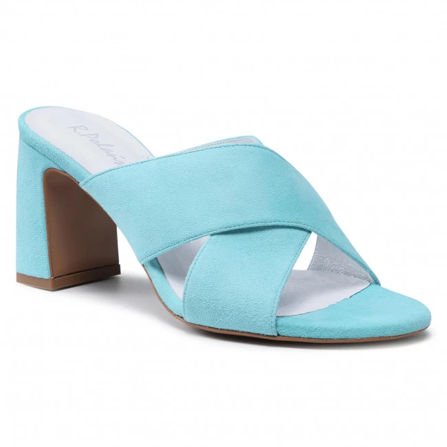 R.Polański Mules Et Sandales Mules / Sandales De Bain R.POLAŃSKI - 1306 Błękitny Zamsz Bleu 1 R.Polański Mules Et Sandales Mules / Sandales De Bain R.POLAŃSKI - 1306 Błękitny Zamsz Bleu