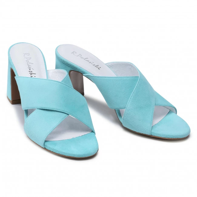 R.Polański Mules Et Sandales Mules / Sandales De Bain R.POLAŃSKI - 1306 Błękitny Zamsz Bleu 5 R.Polański Mules Et Sandales Mules / Sandales De Bain R.POLAŃSKI - 1306 Błękitny Zamsz Bleu – Image 5